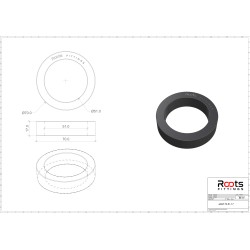 JAZZ Distanziale Fibra di Vetro G10 12*6.3*2.5mm