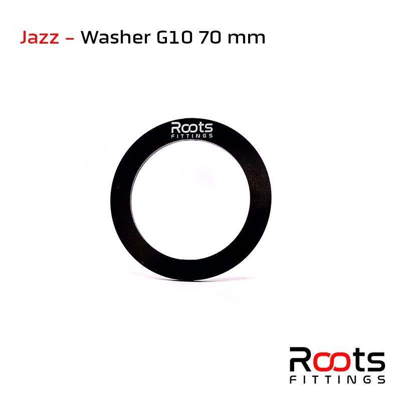 JAZZ Rondelle Fibre de Verre G10 Noir 70*52*2.5mm