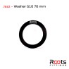 JAZZ Washers Fiberglass G10 Black CNC 70*52*2.5mm