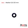 JAZZ Rondelle Fibre de Verre G10 Noir 24*12.2*2.5mm