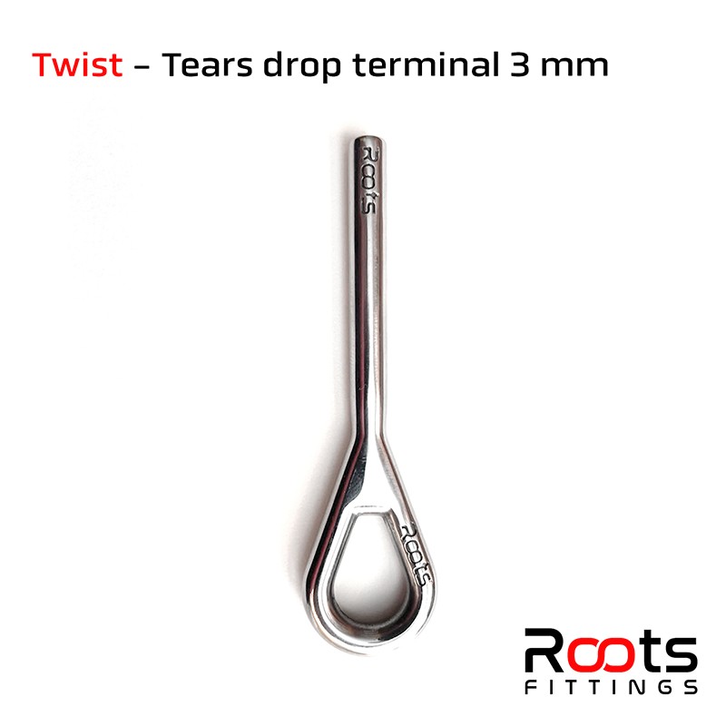 Teardrop Wire Terminal 3mm