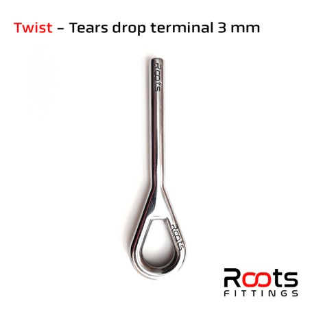Teardrop Wire Terminal 3mm RT00028 Roots Fittings
