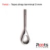 Tears Drop Wire Terminal 3mm